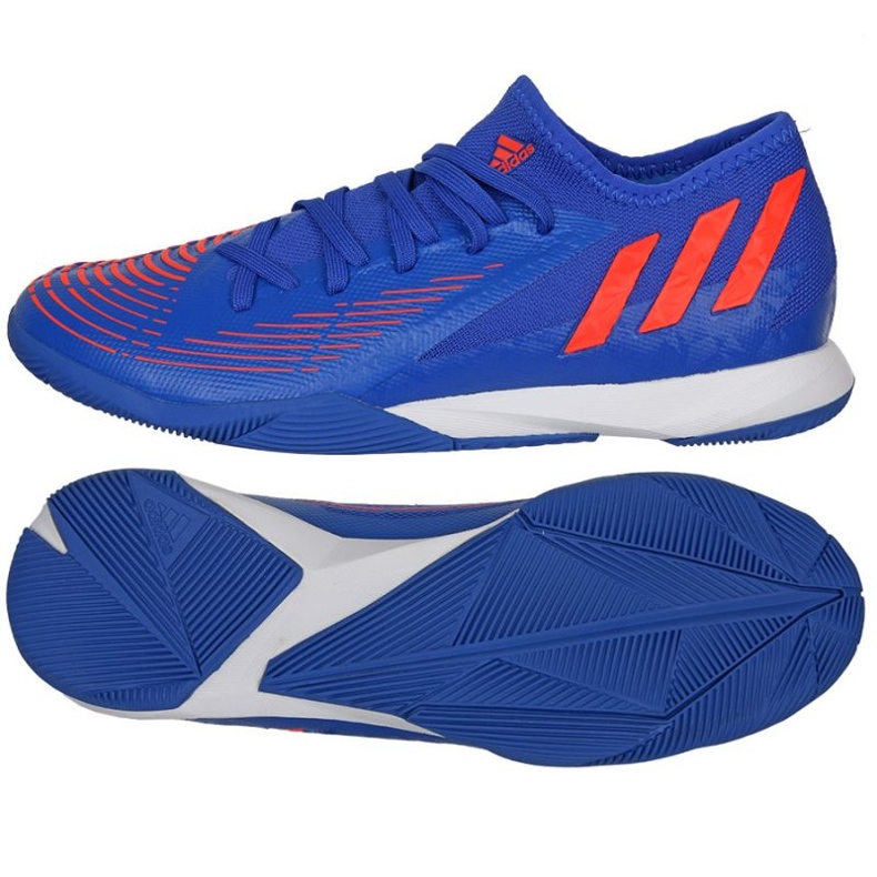 Botas de fútbol adidas Predator Edge.3 In M GX0016 azul azul