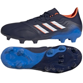 Botas de fútbol Adidas Copa Sense.2 Fg M GW7388 multicolor azules y azul marino