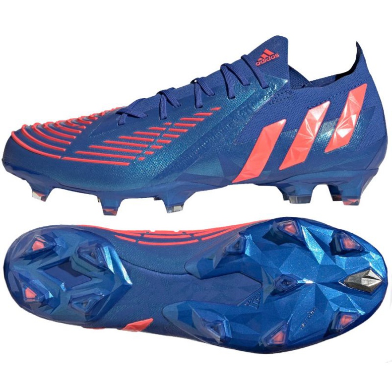 Adidas Predator Edge.1 L Fg M H02954 botas de fútbol azul azul Adidas Predator Edge.1 L Fg M H02954 botas de fútbol azul azul