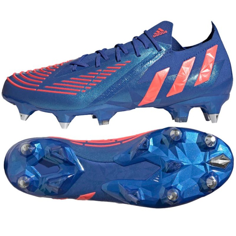 Botas de fútbol Adidas Predator Edge.1 L Sg M H02973 azul azul Botas de fútbol Adidas Predator Edge.1 L Sg M H02973 azul azul