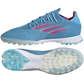 Botas de fútbol Adidas X Speedflow.1 Tf M GW7472 azul azul Botas de fútbol Adidas X Speedflow.1 Tf M GW7472 azul azul