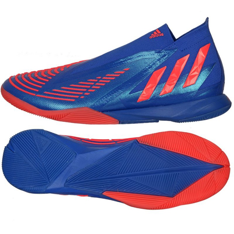 Botas de fútbol adidas Predator Edge.1 In M GX0015 azul azul