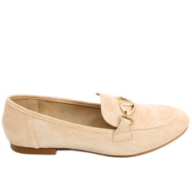 Mocasines mujer Freda Beige