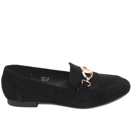 Mocasines mujer Freda Negro