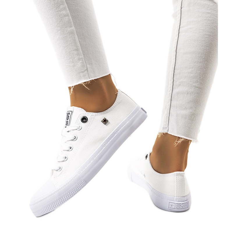 Deportivas blancas de mujer Big Star AA274010 blanco Deportivas blancas de mujer Big Star AA274010 blanco