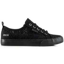 Deportivas caladas Big Star para mujer JJ274064 negro