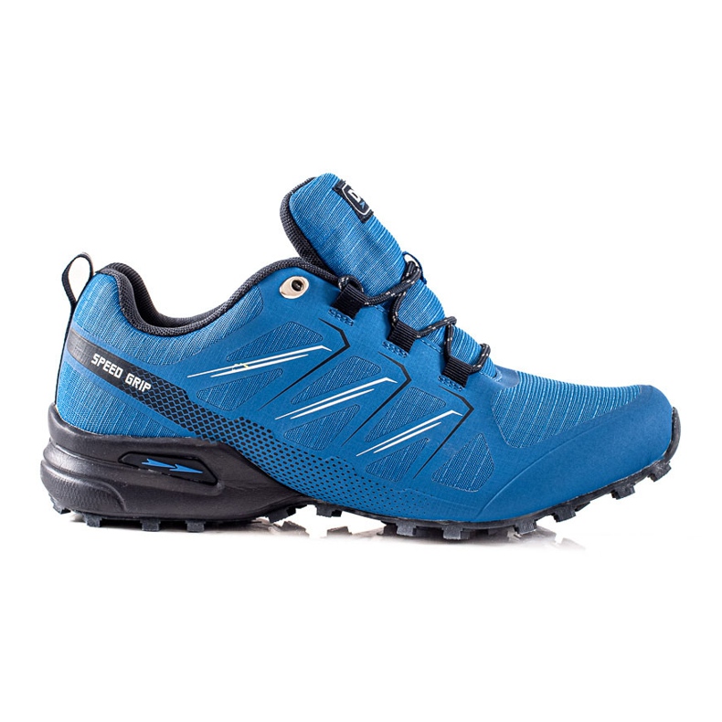 DK Botas de trekking de agarre rápido azul