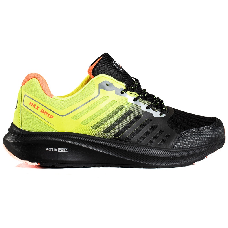 DK Zapatos deportivos para hombres en la plataforma negro verde