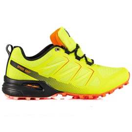 DK Zapatos de trekking de agarre rápido multicolor amarillo