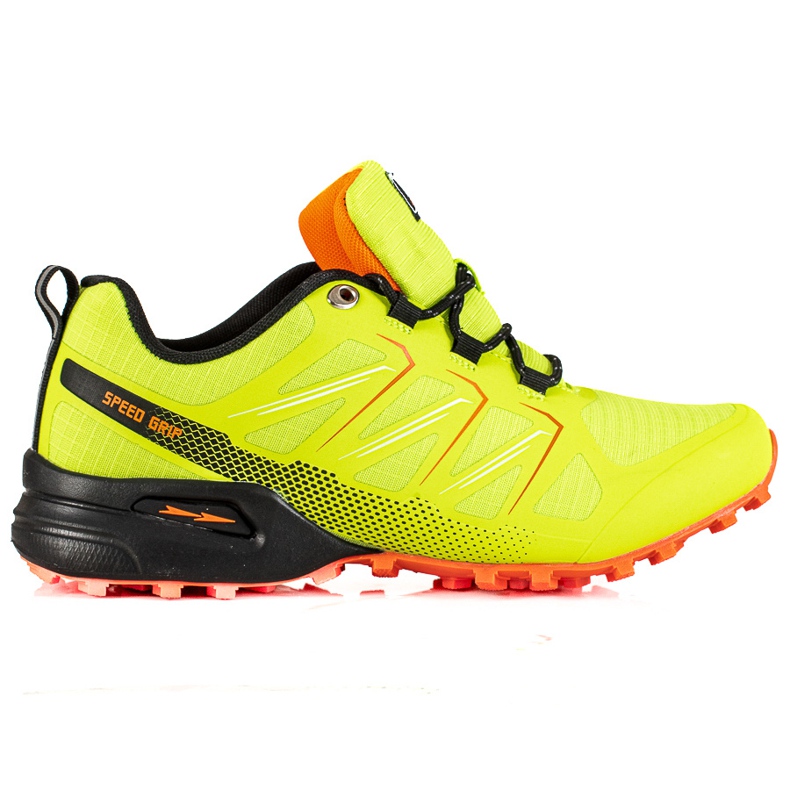 DK Zapatos de trekking de agarre rápido multicolor amarillo