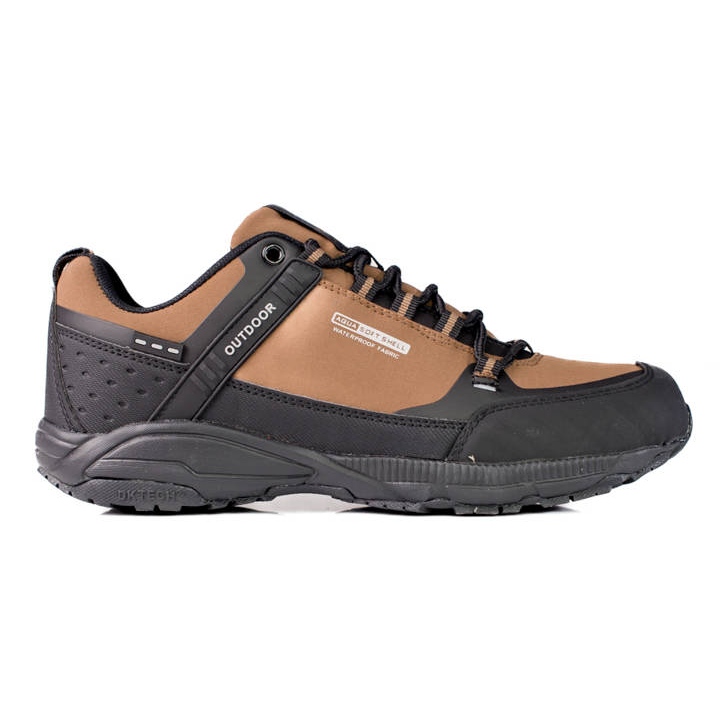 Zapatos de trekking para hombre DK marrón negro