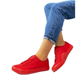 Deportivas de mujer Big Star Red JJ274068 rojo