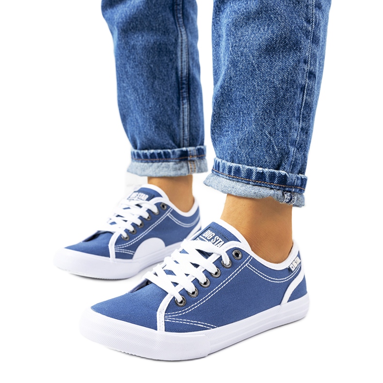 Deportivas de mujer Big Star azul marino 274834