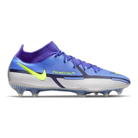 Nike Phantom GT2 Dynamic Fit Elite Fg M CZ9889-570 zapatos de fútbol azul / plata azul