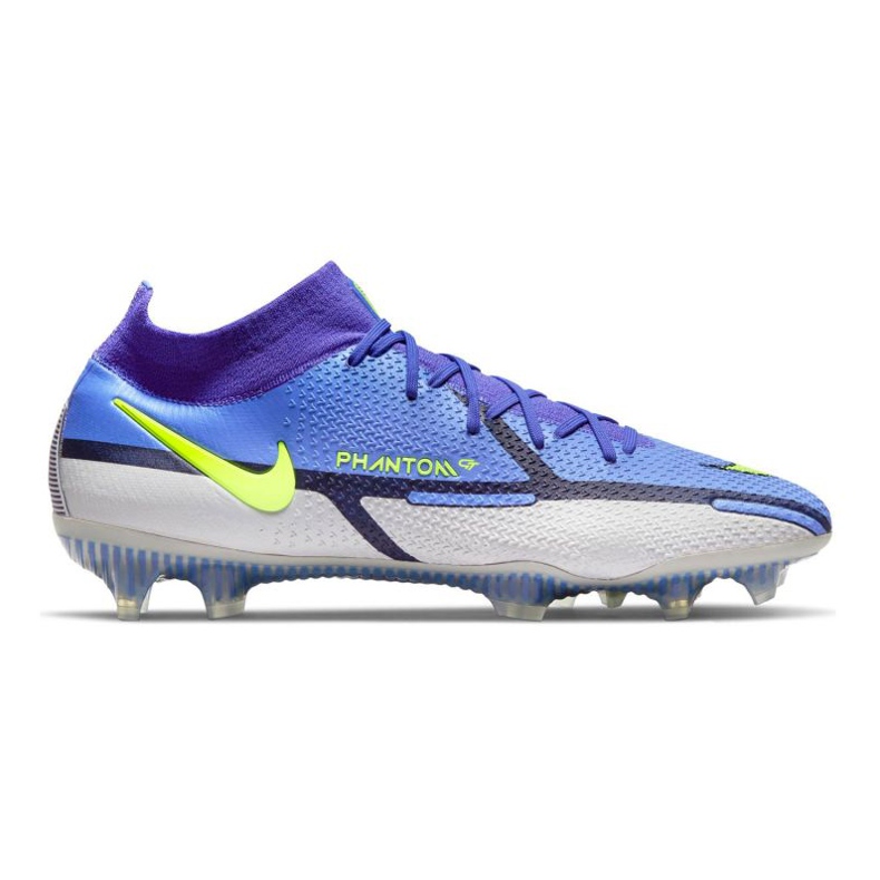 Nike Phantom GT2 Dynamic Fit Elite Fg M CZ9889-570 zapatos de fútbol azul / plata azul
