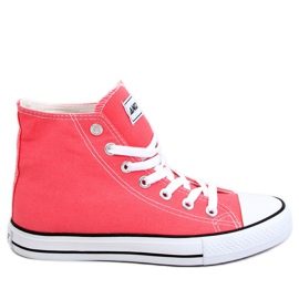 Zapatillas altas Ingi Silver Red rojo rosado