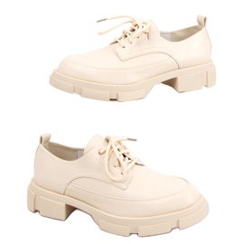 Zapatos suela alta Unna Beige