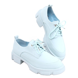 Zapatos suela alta Unna Azul