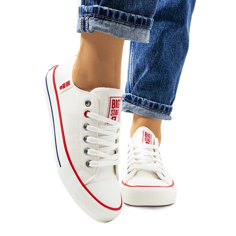 Deportivas mujer Big Star blancas JJ274130 blanco