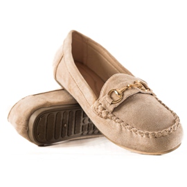 TRENDI Mocasines Cómodos Con Adorno beige