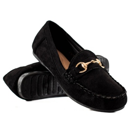 TRENDI Mocasines Cómodos Con Adorno negro
