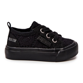 Negro Calado Big Star JJ374019 Sneakers