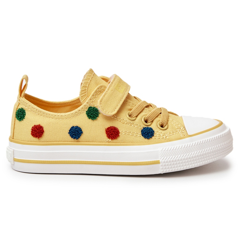 Deportivas Infantiles Con Velcro Big Star JJ374056 Amarillo