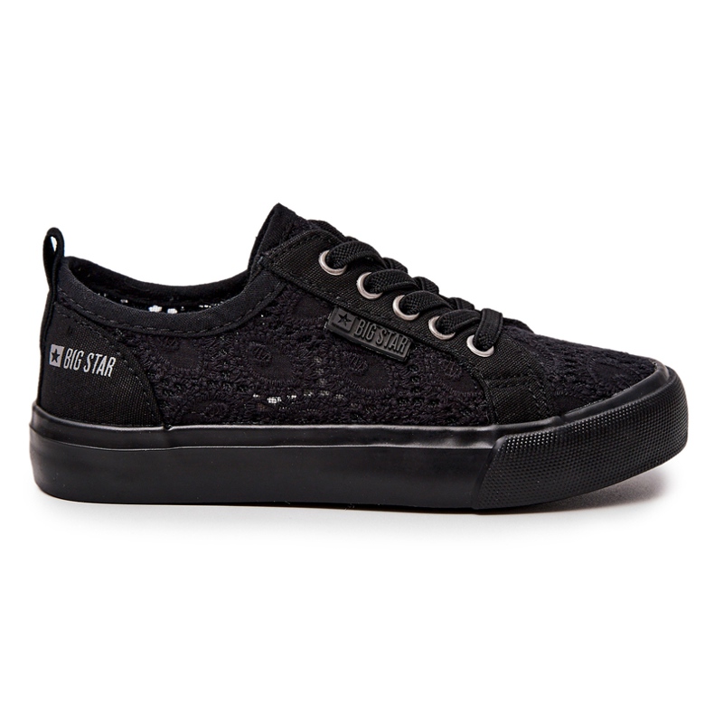 Negro Calado Big Star JJ374011 Sneakers