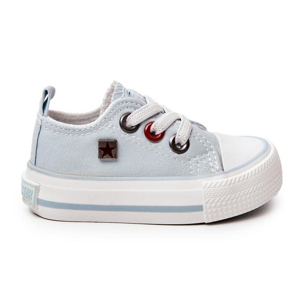 Zapatillas Infantiles Clásicas Bajas Big Star HH374198 Azul blanco