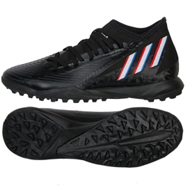 Botas de fútbol Adidas Predator Edge.3 Tf M GX2628 negro negro Botas de fútbol Adidas Predator Edge.3 Tf M GX2628 negro negro