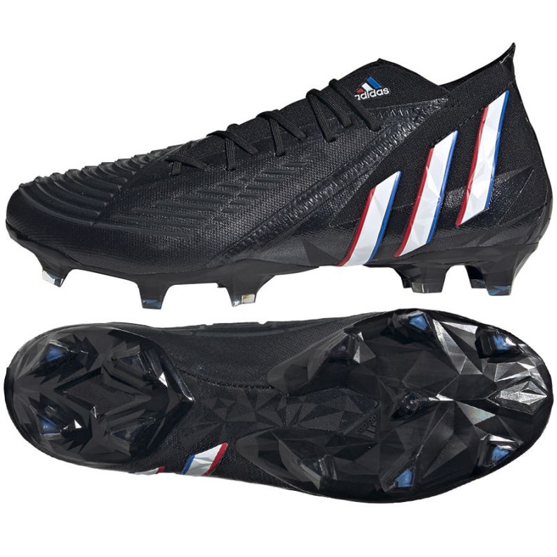 Botas de fútbol Adidas Predator Edge.1 Fg M H02935 multicolor negro Botas de fútbol Adidas Predator Edge.1 Fg M H02935 multicolor negro