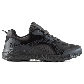 TRENDI Calzado deportivo clásico negro