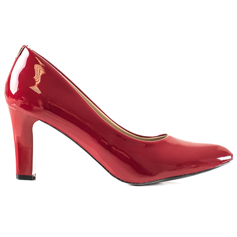 Goodin Zapatos de salón clásicos rojos
