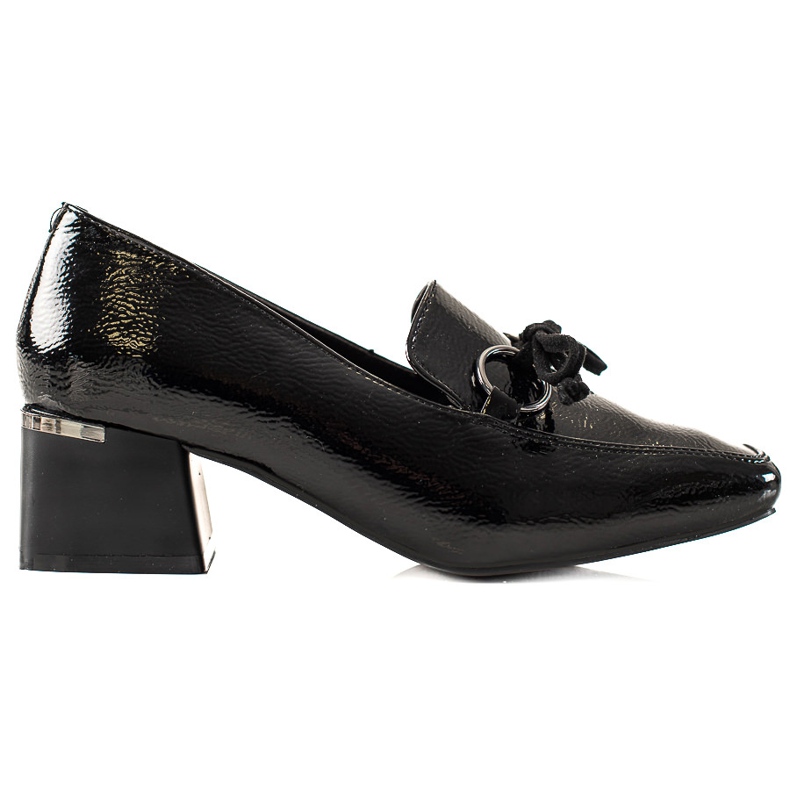 La.Fi Zapatos bajos lacados en el poste negro