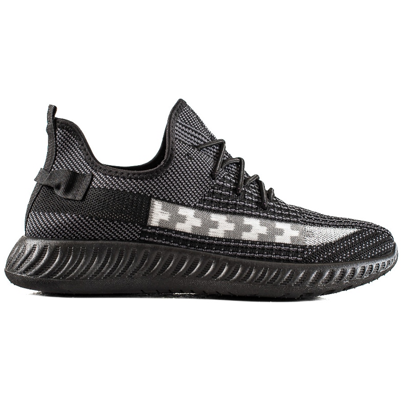 TRENDI Zapatillas negras de hombre negro