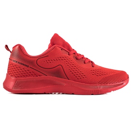 TRENDI Zapatos deportivos ligeros rojo