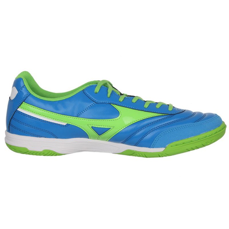 Botas de fútbol Mizuno Morelia Sala Classic M Q1GA210230 blanco, azul, verde azul