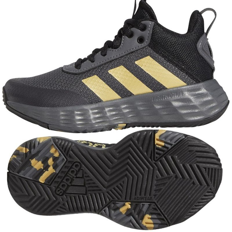 Zapatillas de baloncesto Adidas OwnTheGame 2.0 GZ3381 gris sombras de grey