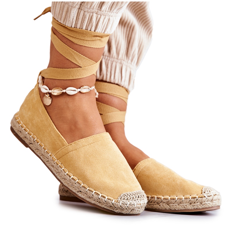 FB1 Alpargatas Amarillas Ismanne Ante Atadas amarillo FB1 Alpargatas Amarillas Ismanne Ante Atadas amarillo