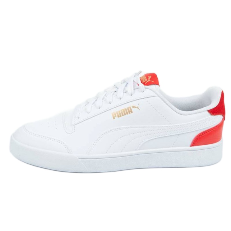 Puma Shuffle M 309668 06 blanco rojo Puma Shuffle M 309668 06 blanco rojo