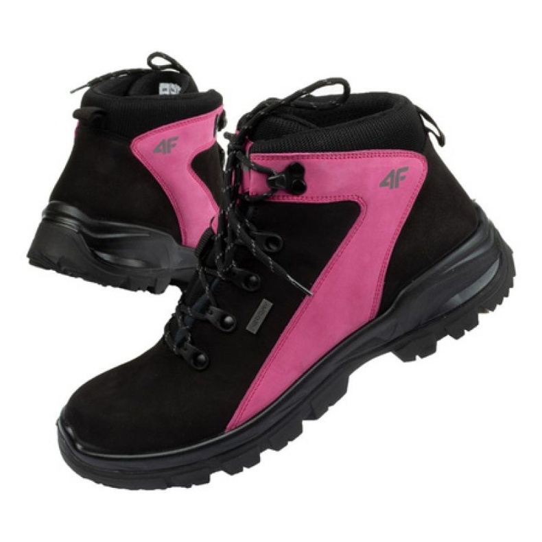 4F W OBDH254 55S zapatillas trekking negro rosado