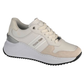 Calvin Klein Rylie con cordones W HW0HW00632-0K4 beige blanco