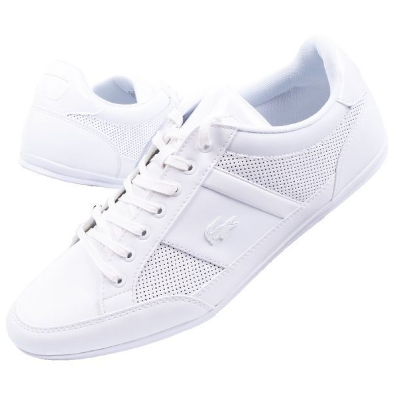 Lacoste Chaymon Tenis Lacoste Para Hombre Blancos Zapatillas