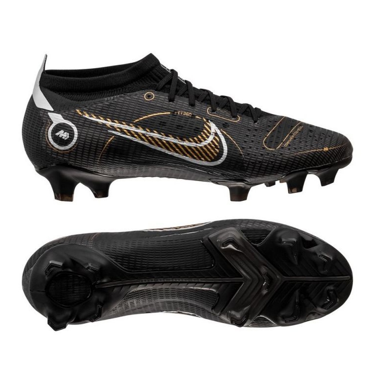 Nike Mercurial Vapor 14 Pro Fg M DJ2846 007 zapatos de fútbol negro negro