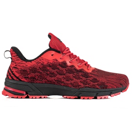 Zapatos de hombre DK negro rojo