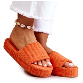 FJ1 Zapatillas En La Plataforma Orange Lilly naranja