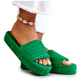 FJ1 Zapatillas En La Plataforma Green Lilly verde