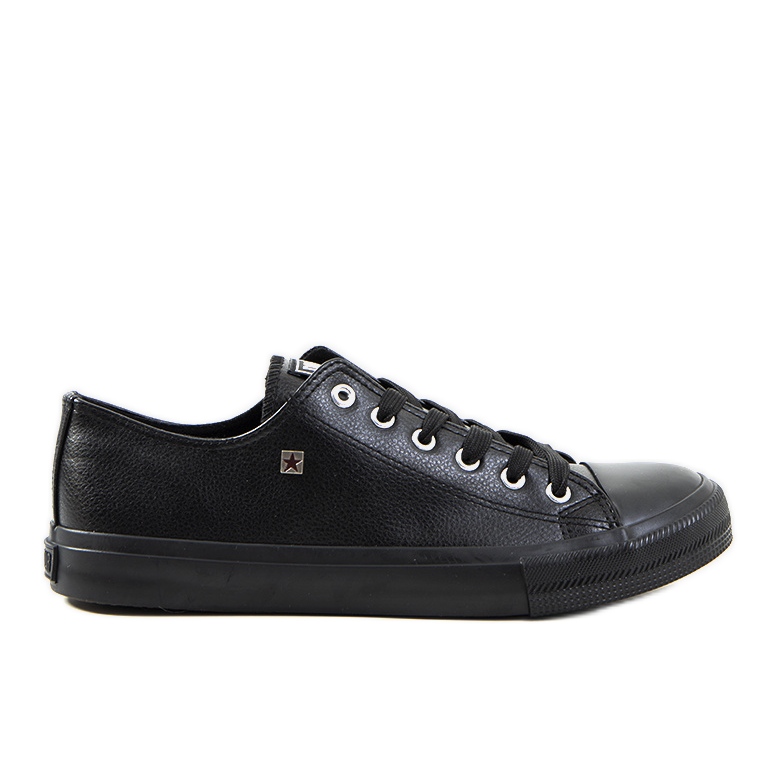 Zapatillas negras de hombre Big Star V174345 negro
