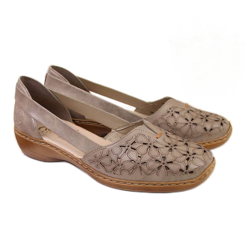 Zapatos calados W Rieker 41356 beige