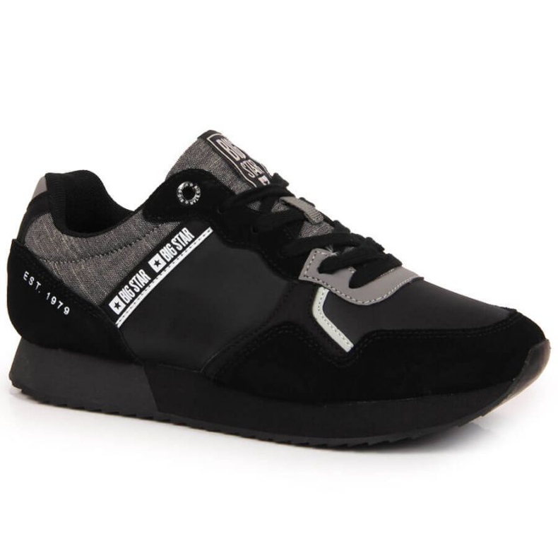 Deportivas de piel Big Star W JJ274284 negro